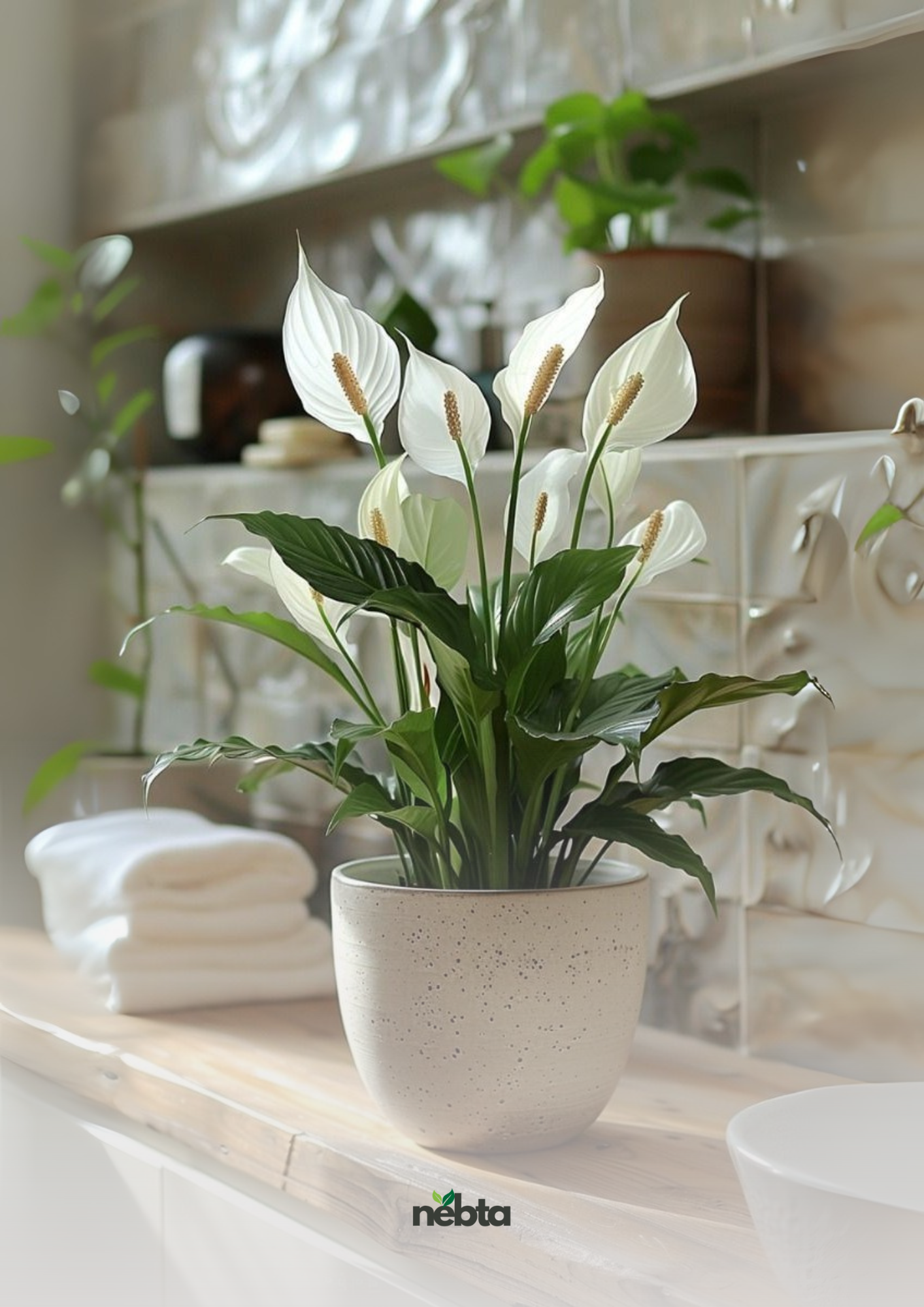 Spathiphyllum (نبتة زنبق السلام)