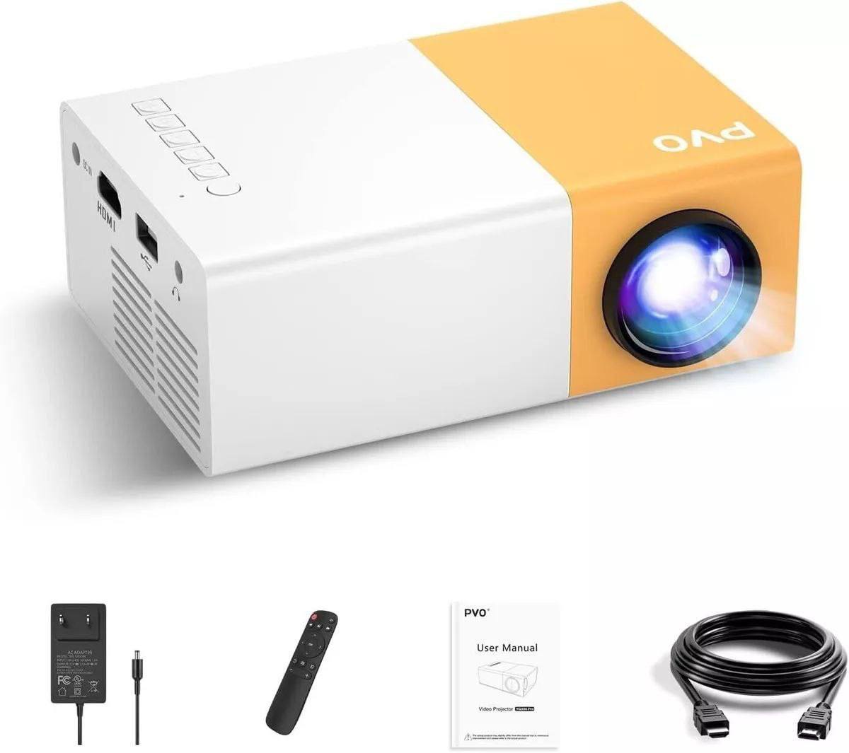 🎬 بروجكتور PVO YG300 Mini الذكي المحمول
