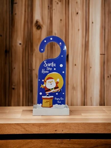 تعليقه اوكره الباب خشب كريسماس