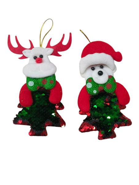 سانتا وسنومان فرو بتعليقة