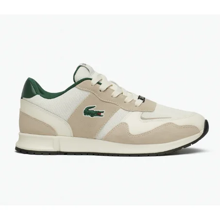 LACOSTE BASCKET BLANC/BEIGE