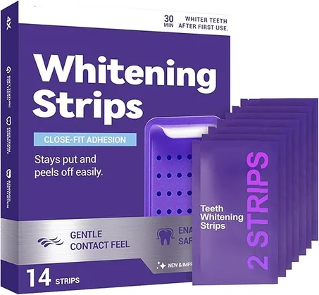 شرائط تبييض الأسنان البنفسجية