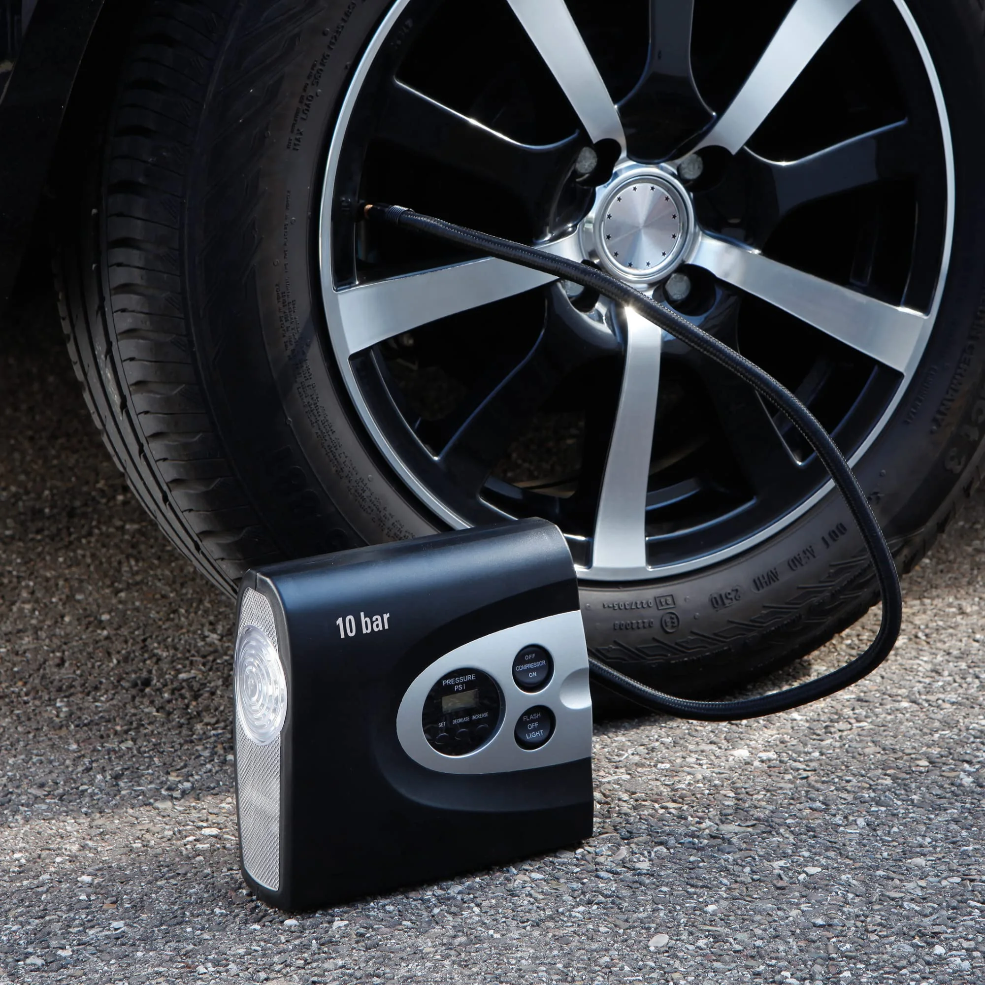 compresseur a air , gonfleur de pneus