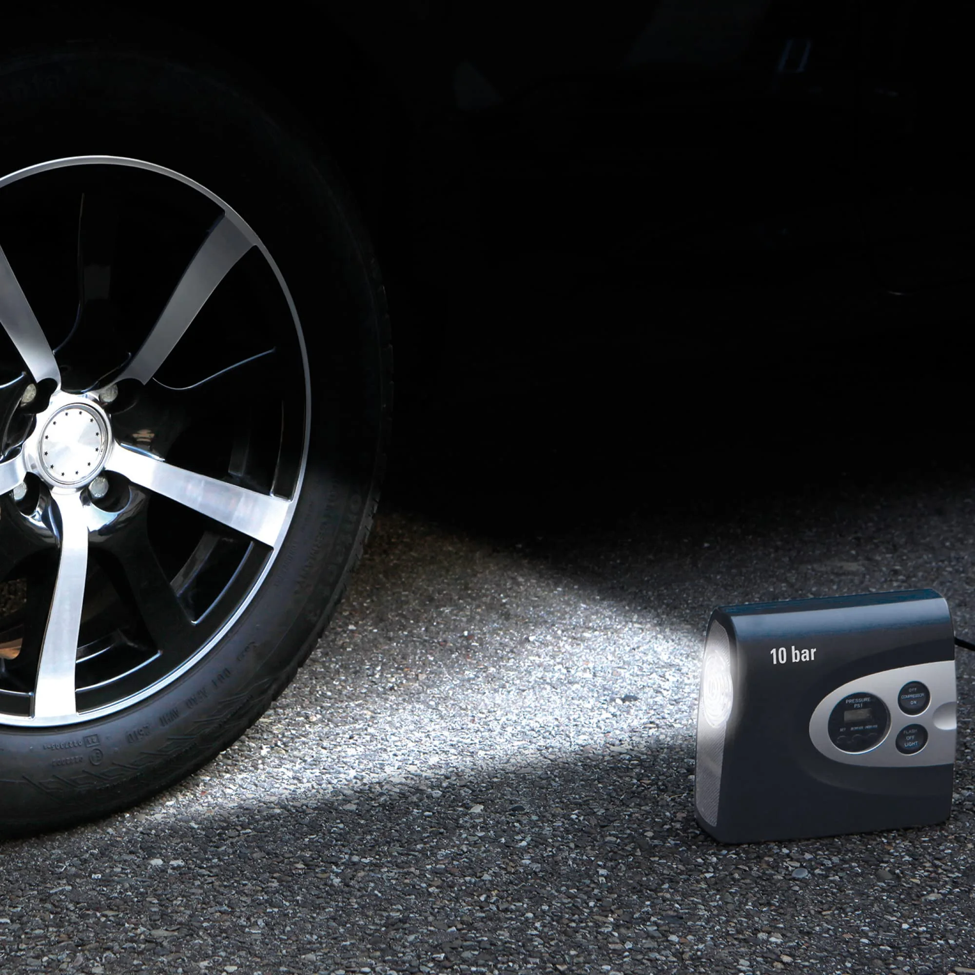 compresseur a air , gonfleur de pneus