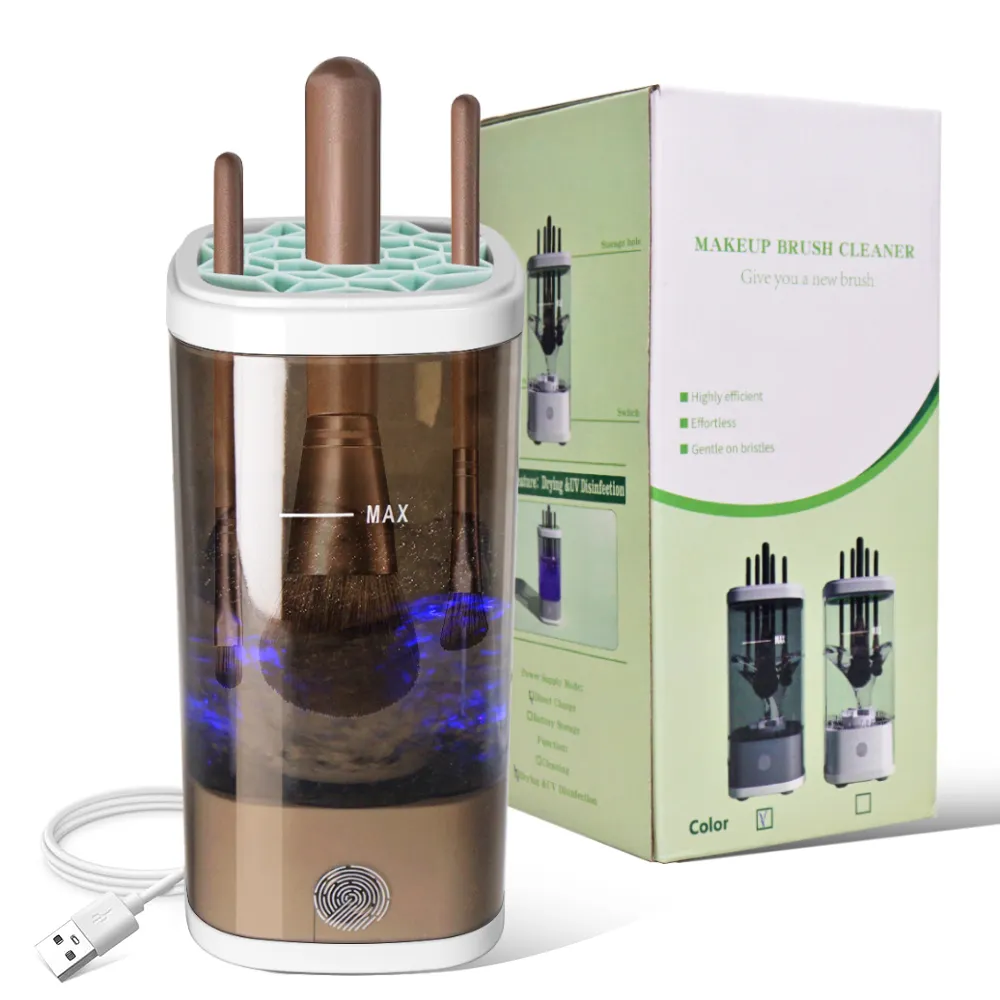 جهاز تنظيف فرش المكياج الكهربائي