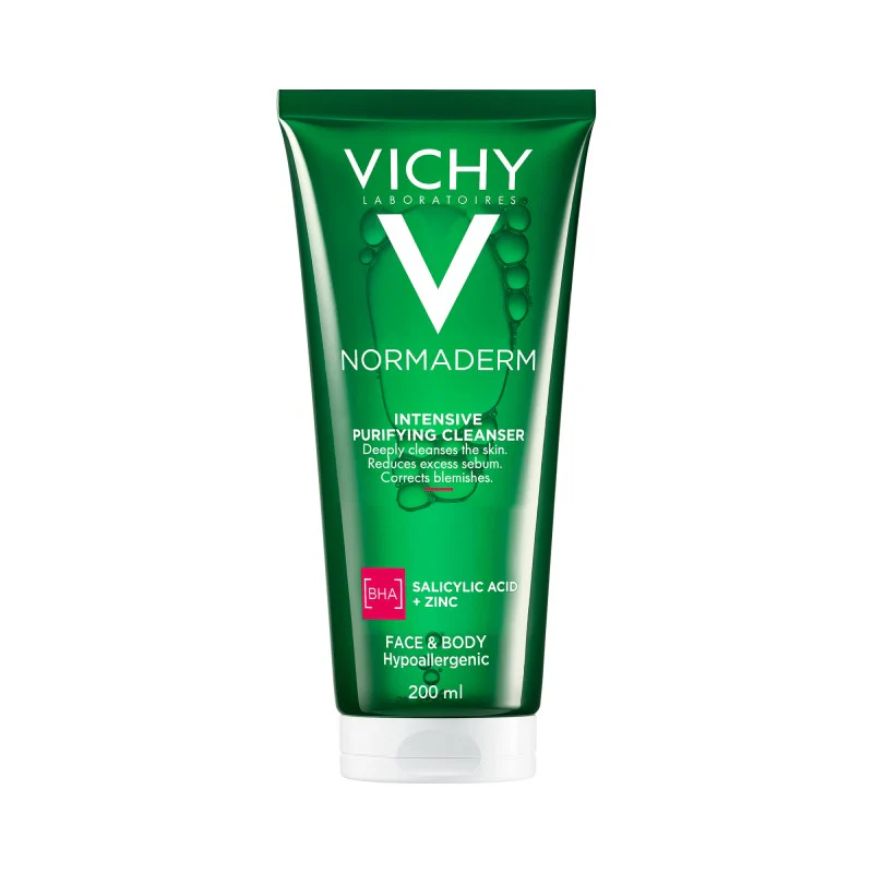 Vichy Normaderm Phytosolution Gel Purifiant Intense Peau Grasse Acnéique | 200ml - Prix Maroc