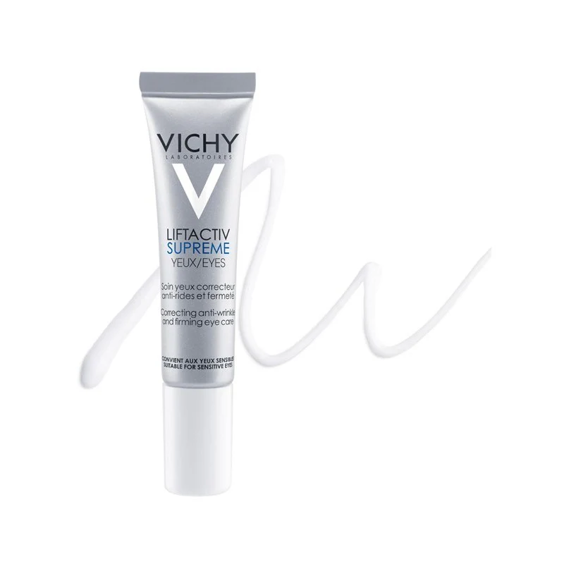 Vichy Liftactiv Supreme Yeux Soin Correcteur Anti-Rides et Fermeté | 15ml - Prix Maroc