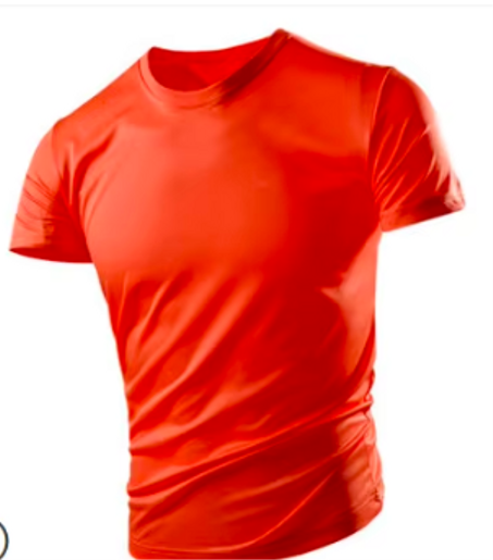 فرويو تي شيرت رياضي للرجال باكمام قصيرة وسريع الجفاف وجيد التهوية للجري واللياقة البدنية وصالة الالعاب الرياضية