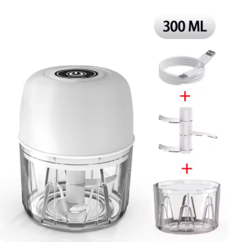 مفرمة كهربائية صغيرة من استي، محضر طعام، مطحنة صغيرة، خلاط، مفرمة، بصل، خضروات، لحم، فواكه، 300 مل