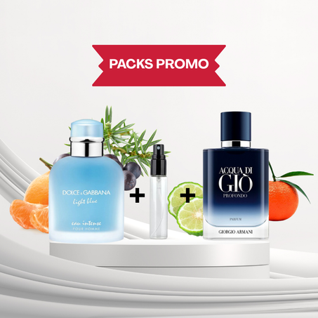 Aqua di gio + light blue + gratuit