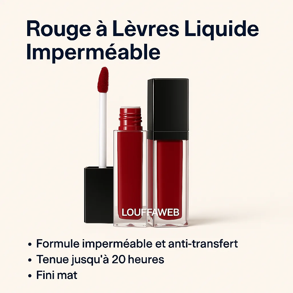 Rouge à lèvres liquide imperméable