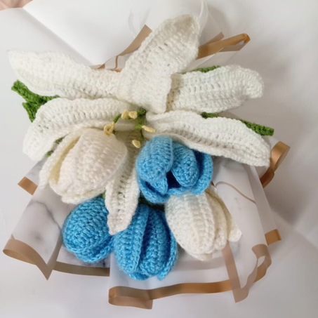 باقة 5 توليب و1 الزنبق