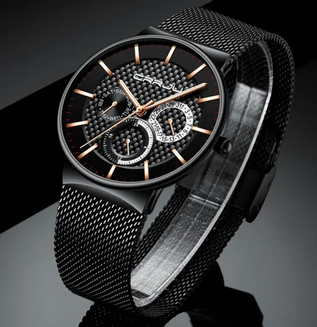 CRRJU Luxury Fashion Mens Watches 2153 Original