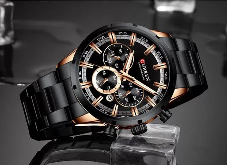 CURREN Top Brand Luxury Fashion Mens Watches 8355