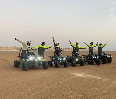 جولة مطولة بالدراجة الرباعية