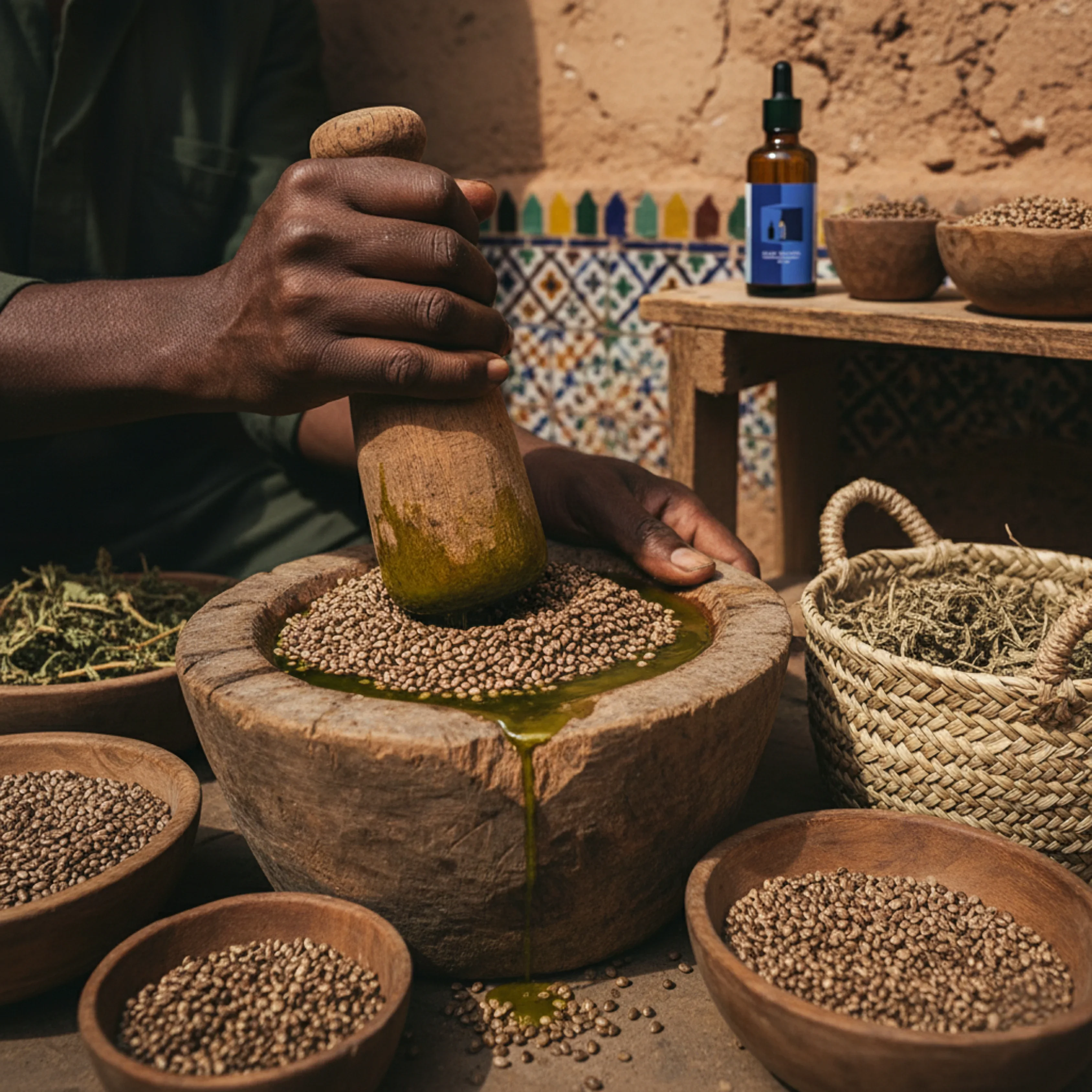 Huile capillaire Zayna aux graines de chanvre