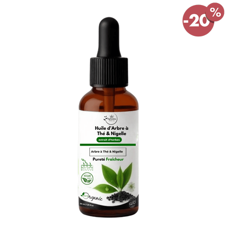 زيت شجرة الشاي والحبة السوداء