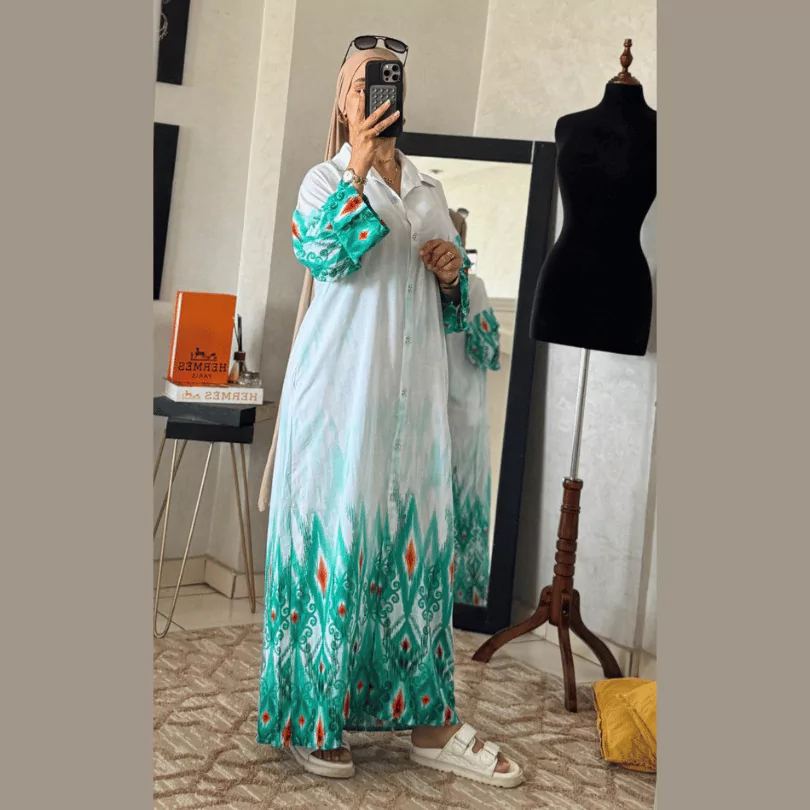 ثوب لولان – تصميم عصري مميز بألوان متعددة (M, L, XL, XXL)