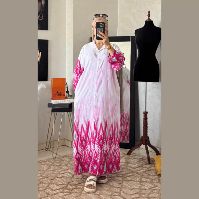 ثوب لولان – تصميم عصري مميز بألوان متعددة (M, L, XL, XXL)