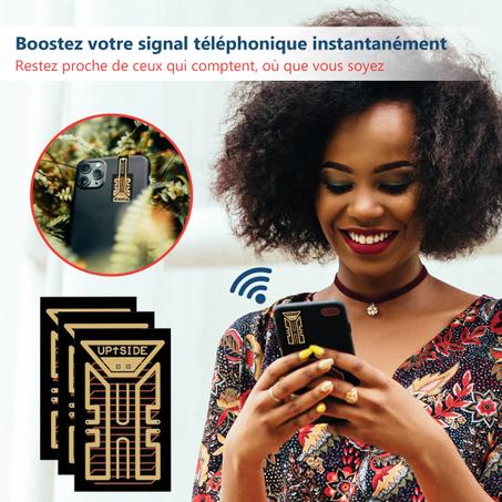 Autocollant amplificateur de signal de téléphone portable
