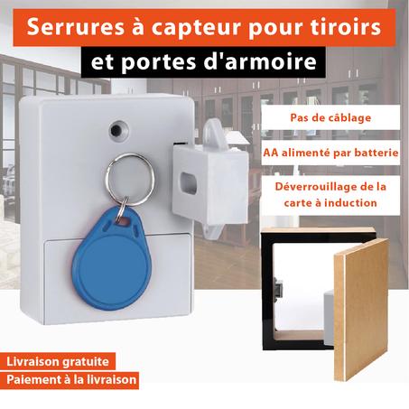 Serrure à capteur électronique numérique invisible