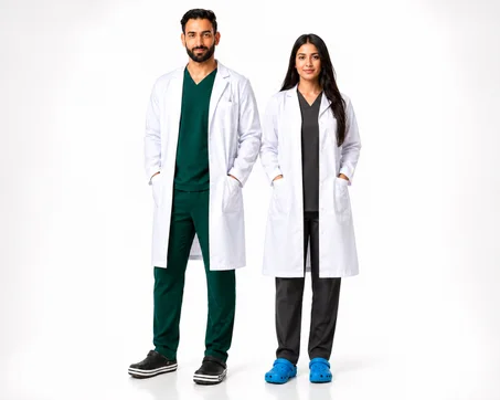 Blouse blanche médicale