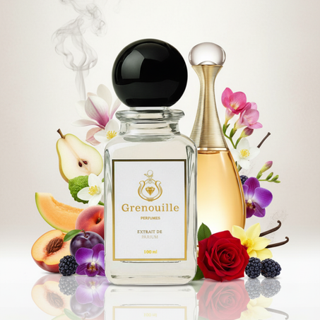 Grenouille's J'adore-inspired fragrance