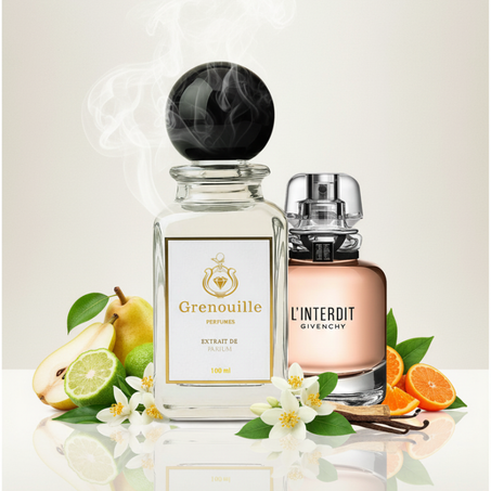 Grenouille's L'Interdit-inspired fragrance