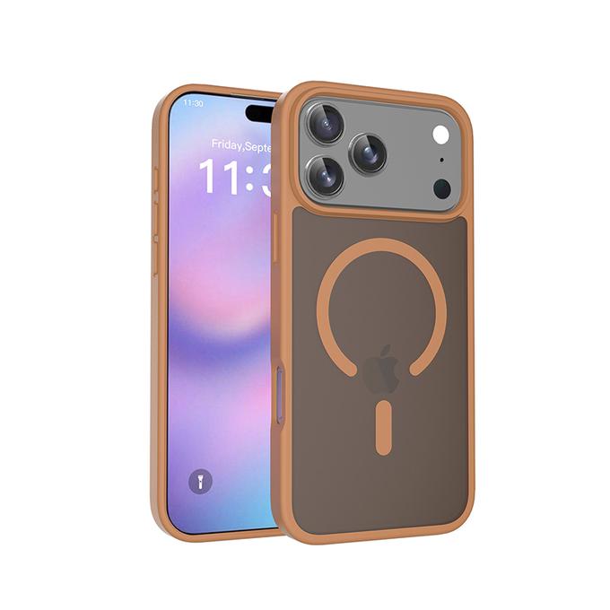 Dentifrice VioletHybrid Phone Accessories Anti-Fingerprint Magnetic Matte Mobile Phone Case for Iphon 17 PRO Max