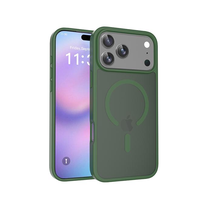 Dentifrice VioletHybrid Phone Accessories Anti-Fingerprint Magnetic Matte Mobile Phone Case for Iphon 17 PRO Max