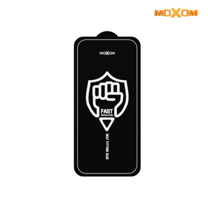 MOXOM Screen protecteur en verre trempé 9h incassable pour iPhone 16 Pro Max qualité Prenium