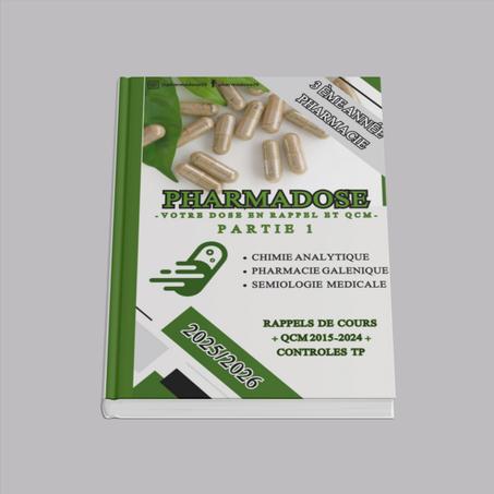 Livre Pharmadose 3éme année (partie 1)