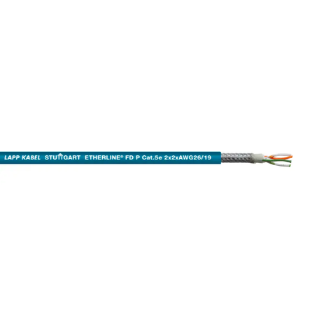 Cable de red Ethernet de PUR LAPP ETHERLINE FD P Cat.5e 2x2x26/19AWG - 2170289