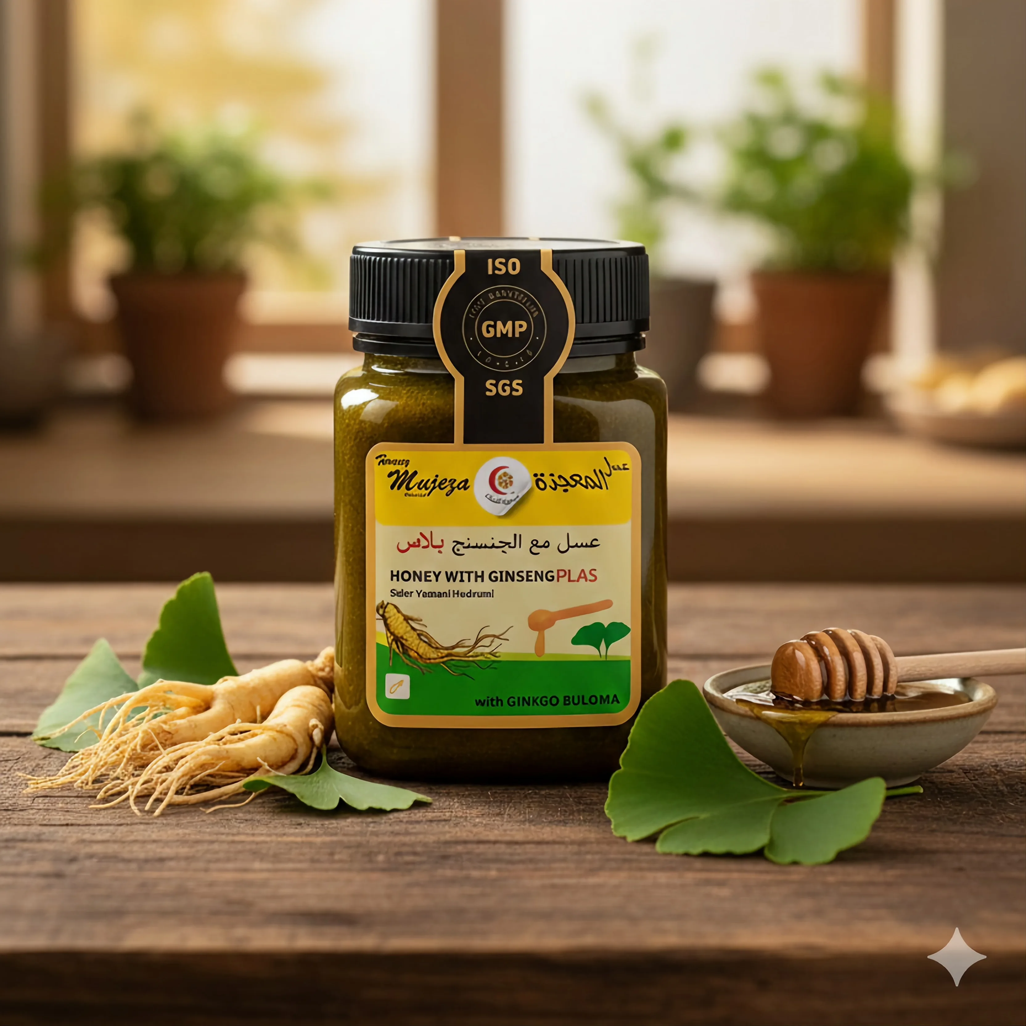 العسل المميّز مع الجنسنج – Honey with Ginseng Plas