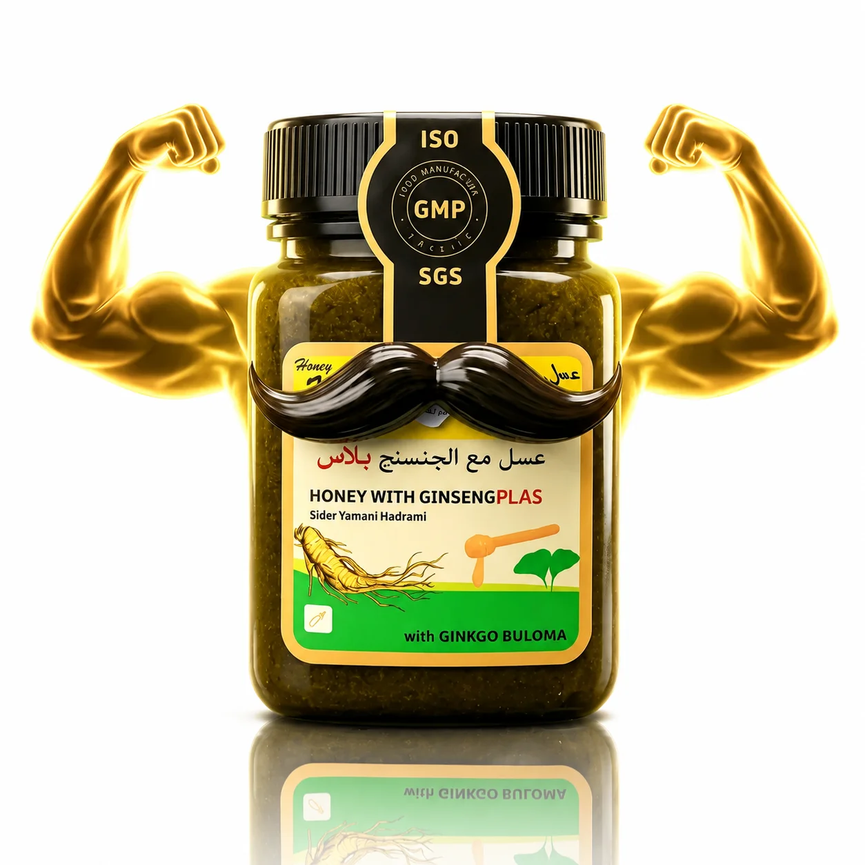 Honey with Ginseng Plas