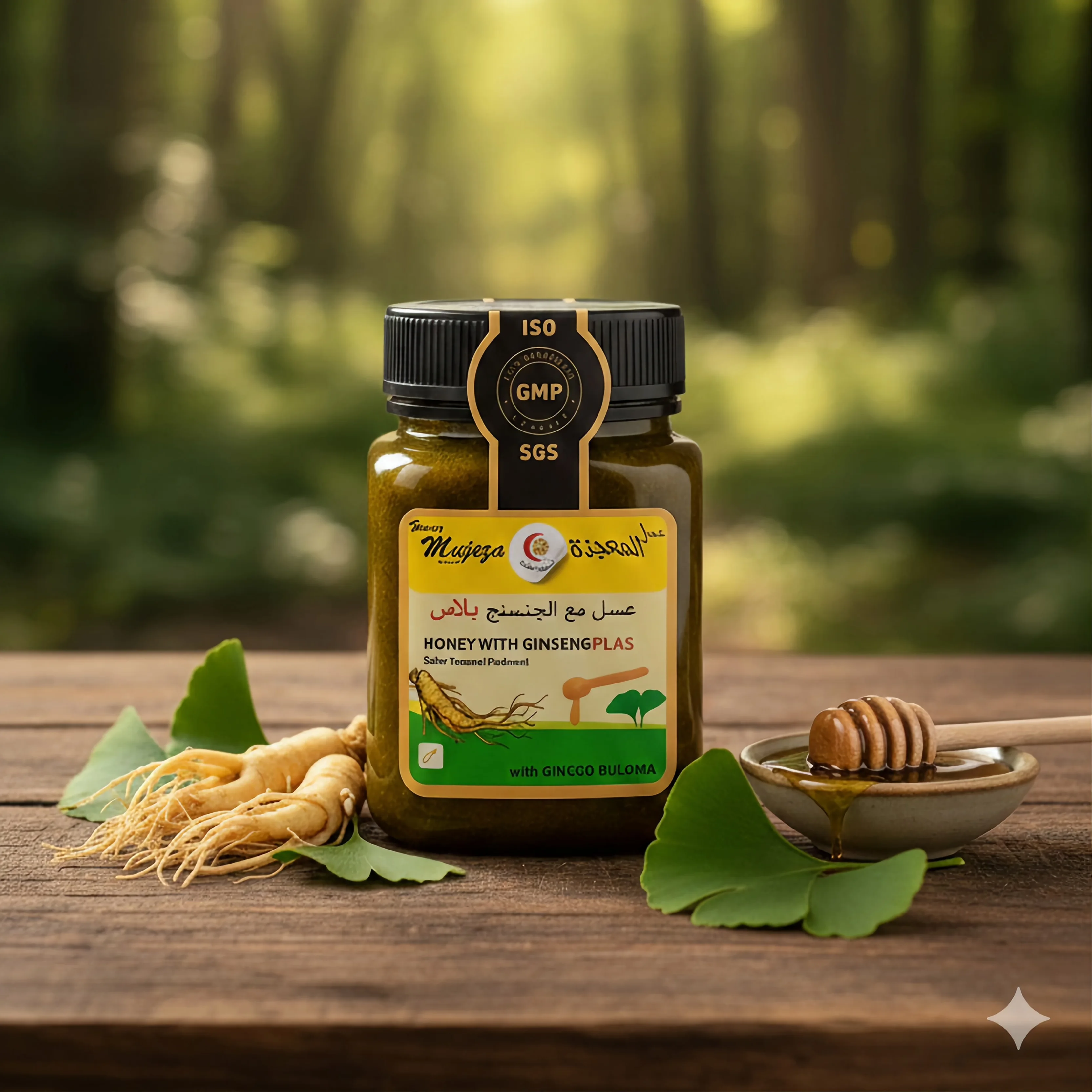 العسل المميّز مع الجنسنج – Honey with Ginseng Plas