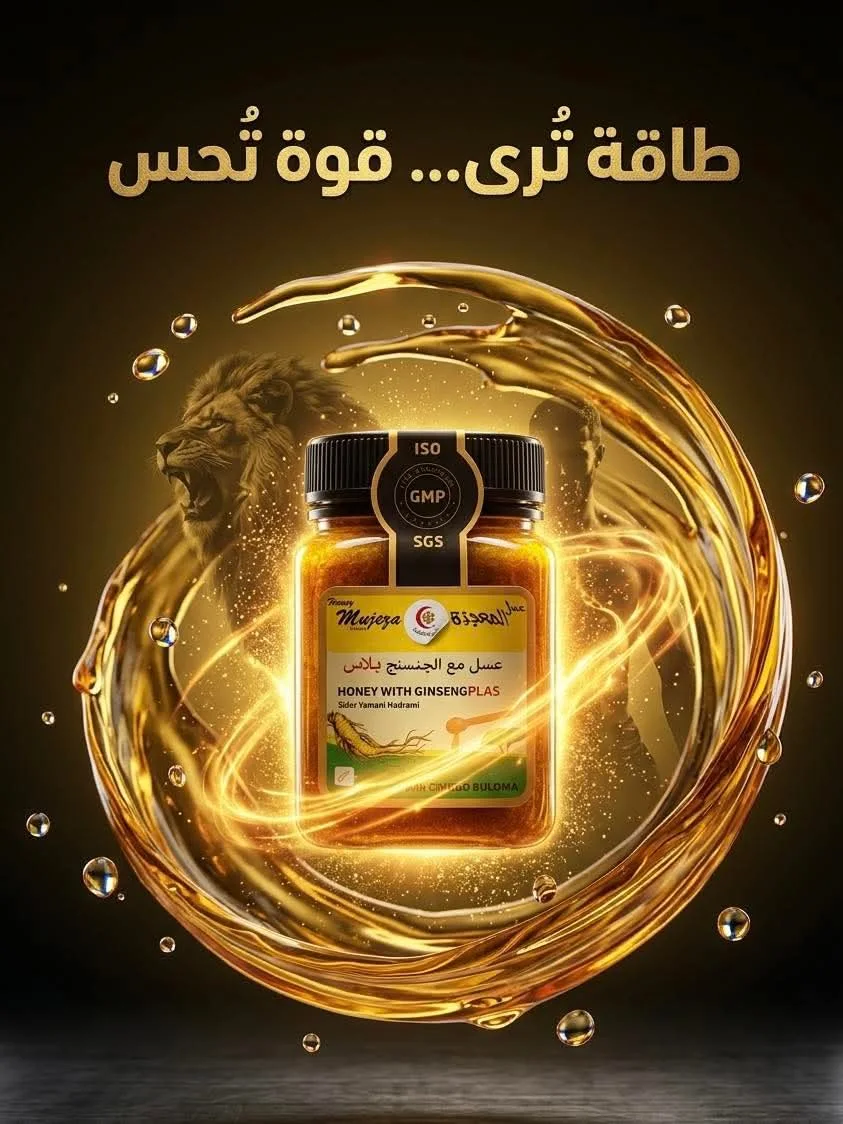 العسل المميّز مع الجنسنج – Honey with Ginseng Plas