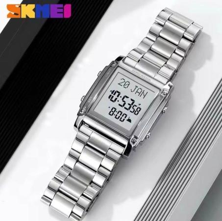 ساعة الأذان الرقمية من SKMEI ⏱️ | تذكيرك بالصلاة بدقة وأناقة!