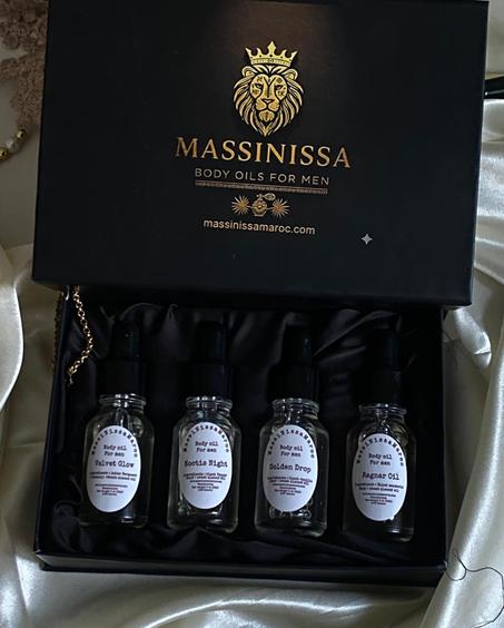 باك 4 زيوت عطرية للرجال Massinissa 15ML