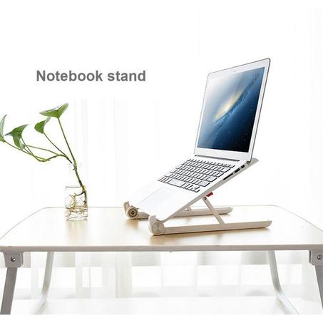 حامل الكمبيوتر المحمول قابل للتعديل وقابل للطي