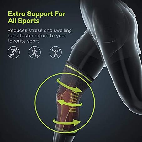 دعامة حماية الركبة و الرضفة المبطنة بالسيليكون