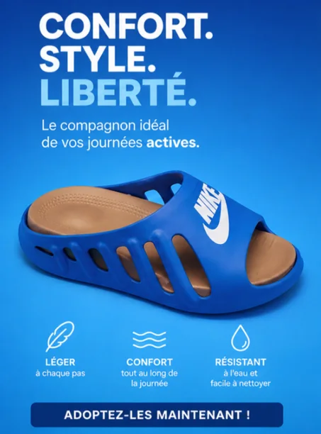 🩴 Sandale Nike Slide - Le Confort que Vos Pieds Méritent ! 😍