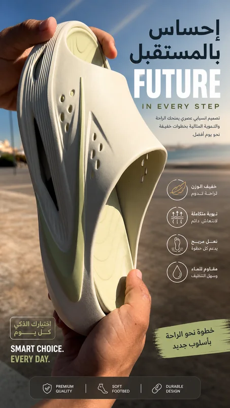 صندالة Cloud Comfort™ – راحة لا مثيل لها في كل خطوة 👣