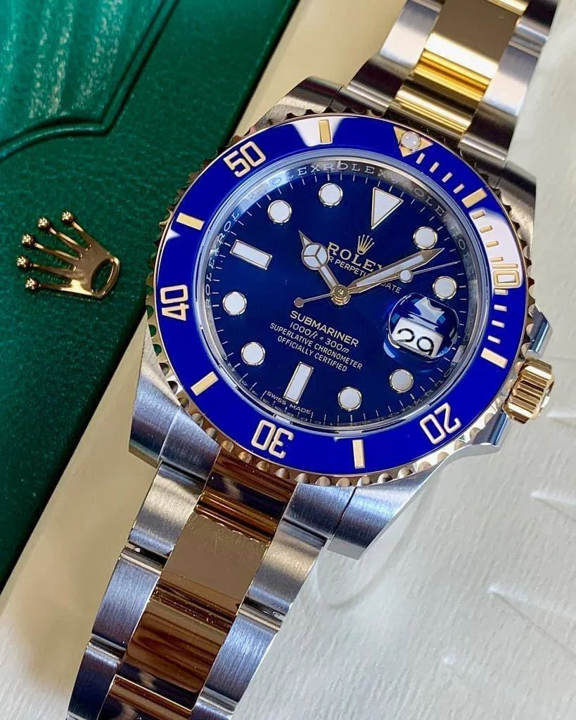 ROLEX SUBMARINER BLEU & JAUNE