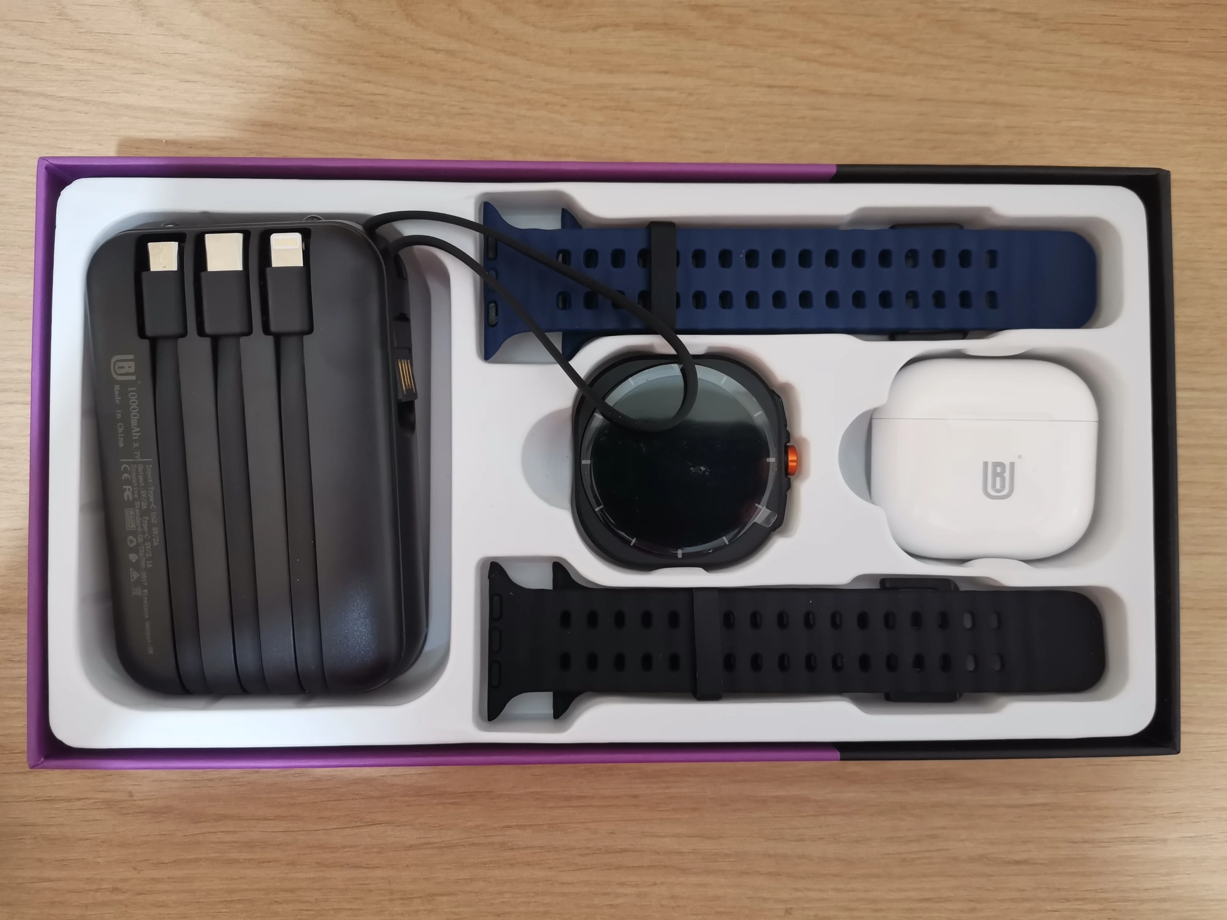 sk7 ultra watch + Airpods +  Power bank