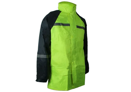 Combinaison de pluie haute visibilité