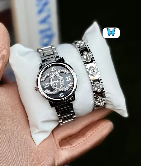 Montre & Bracelet de Marque avec Boîte (Accessoire Premium)