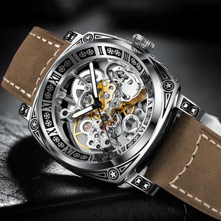 ساعة ميكانيكية عالية الجودة تشتغل بدون بطارية