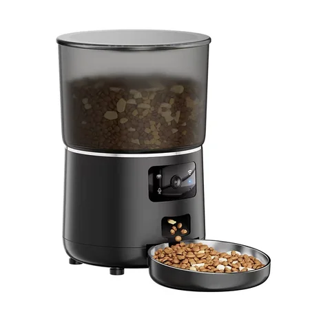 TUYA APP 4L Capacity Cat Dry Food Feeder Automatic Cat Feeder with Camera