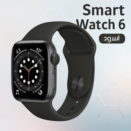 Smart Watch 6 أسود